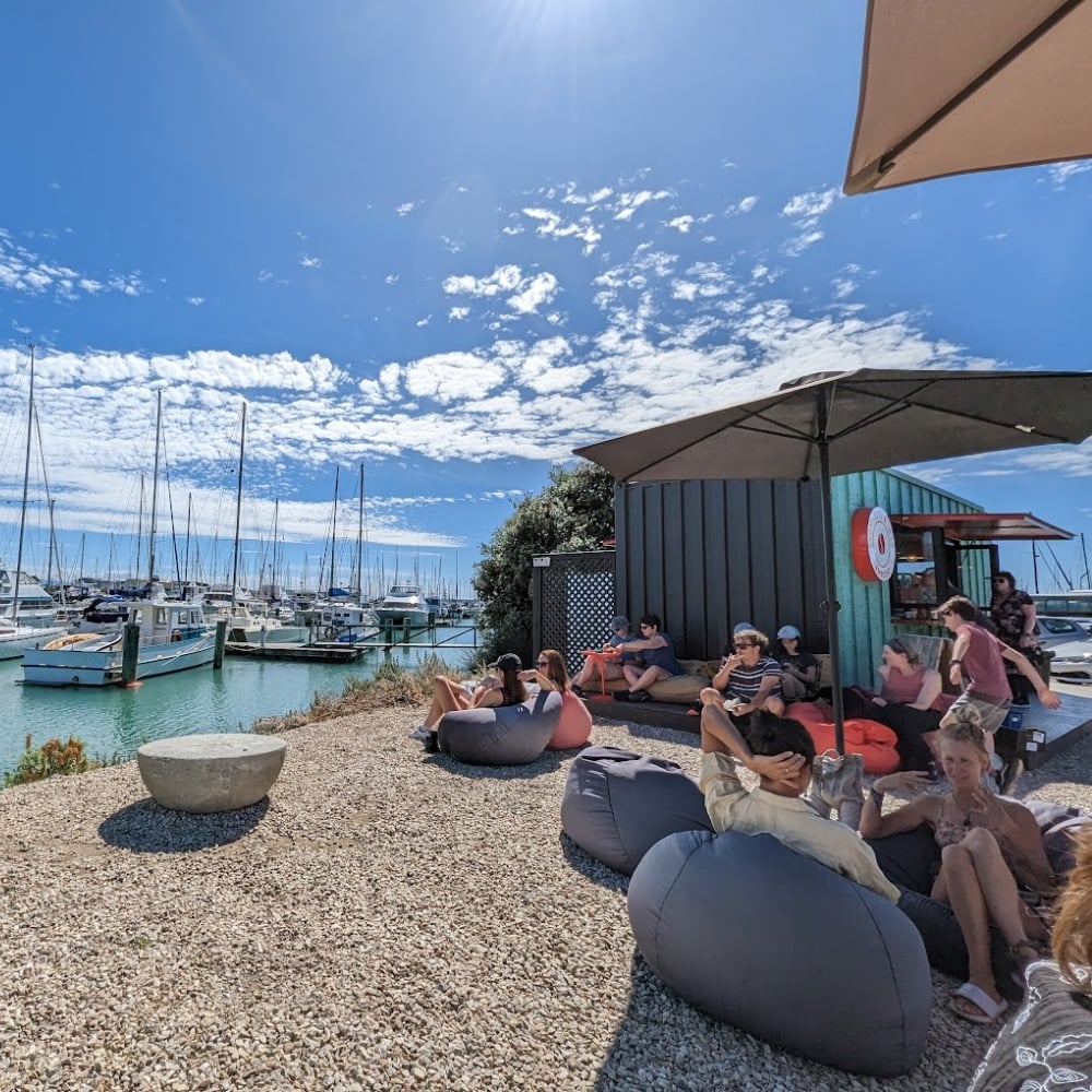 Ruby’s pours some of the finest local brews, served with a side of stunning views of the Nelson marina.