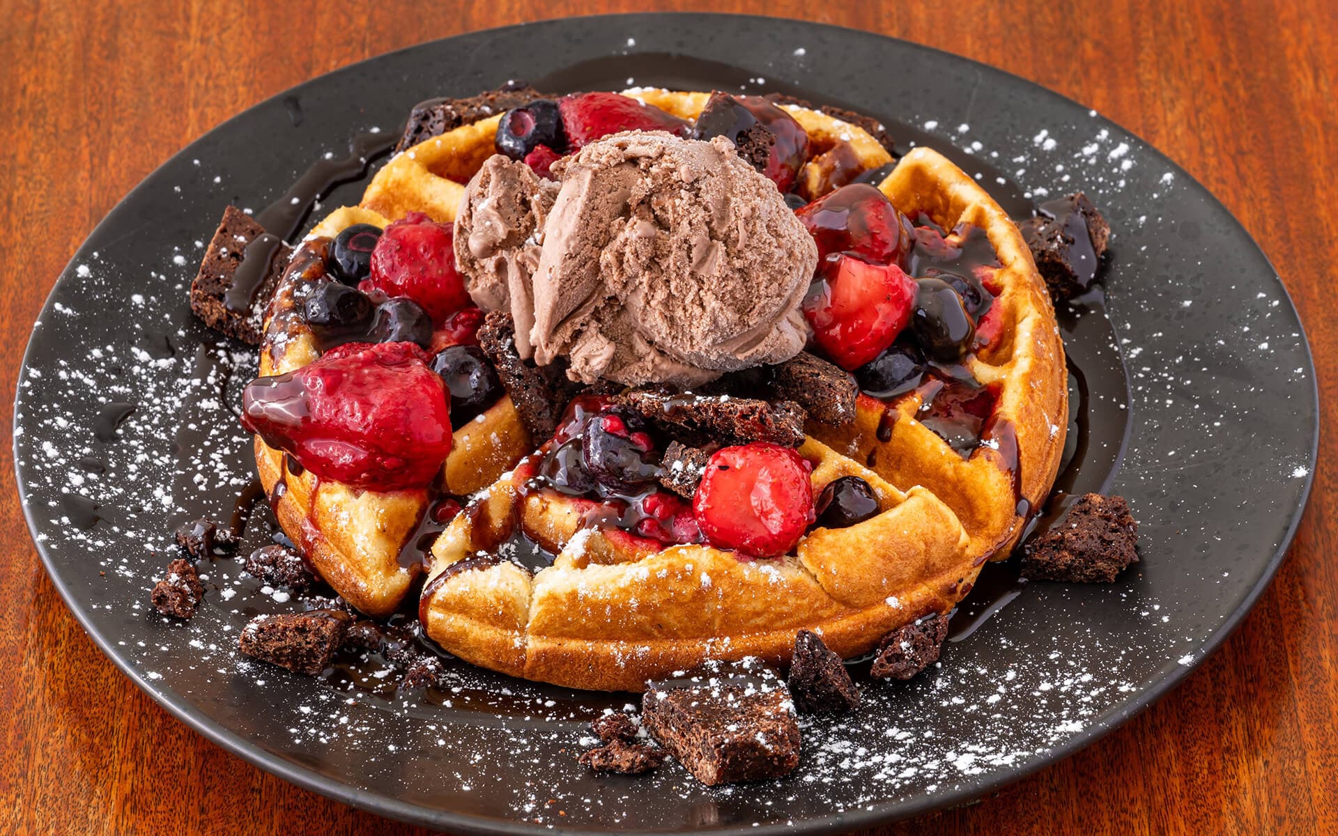 Rust Kitchen Berry Brownie Bomb