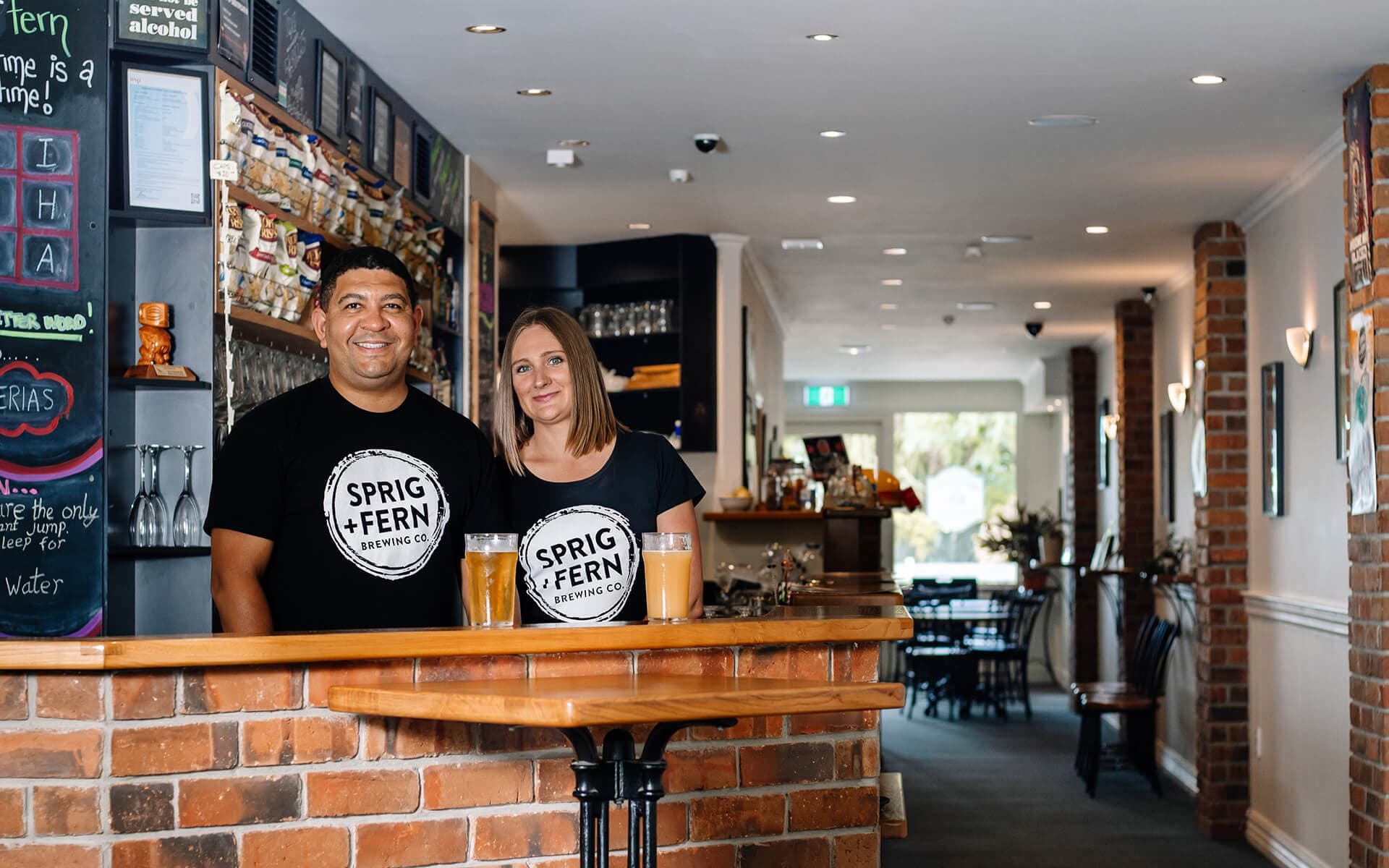 Sprig Fern Brightwater Justin and Barb