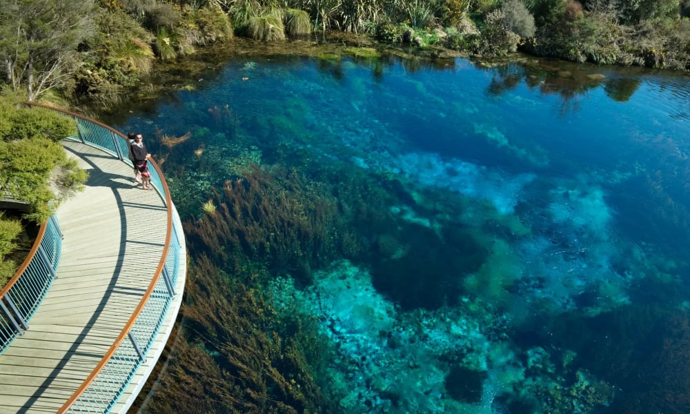 Sacred and stunning, Te Waikoropupū Springs is a place to pause and reflect.