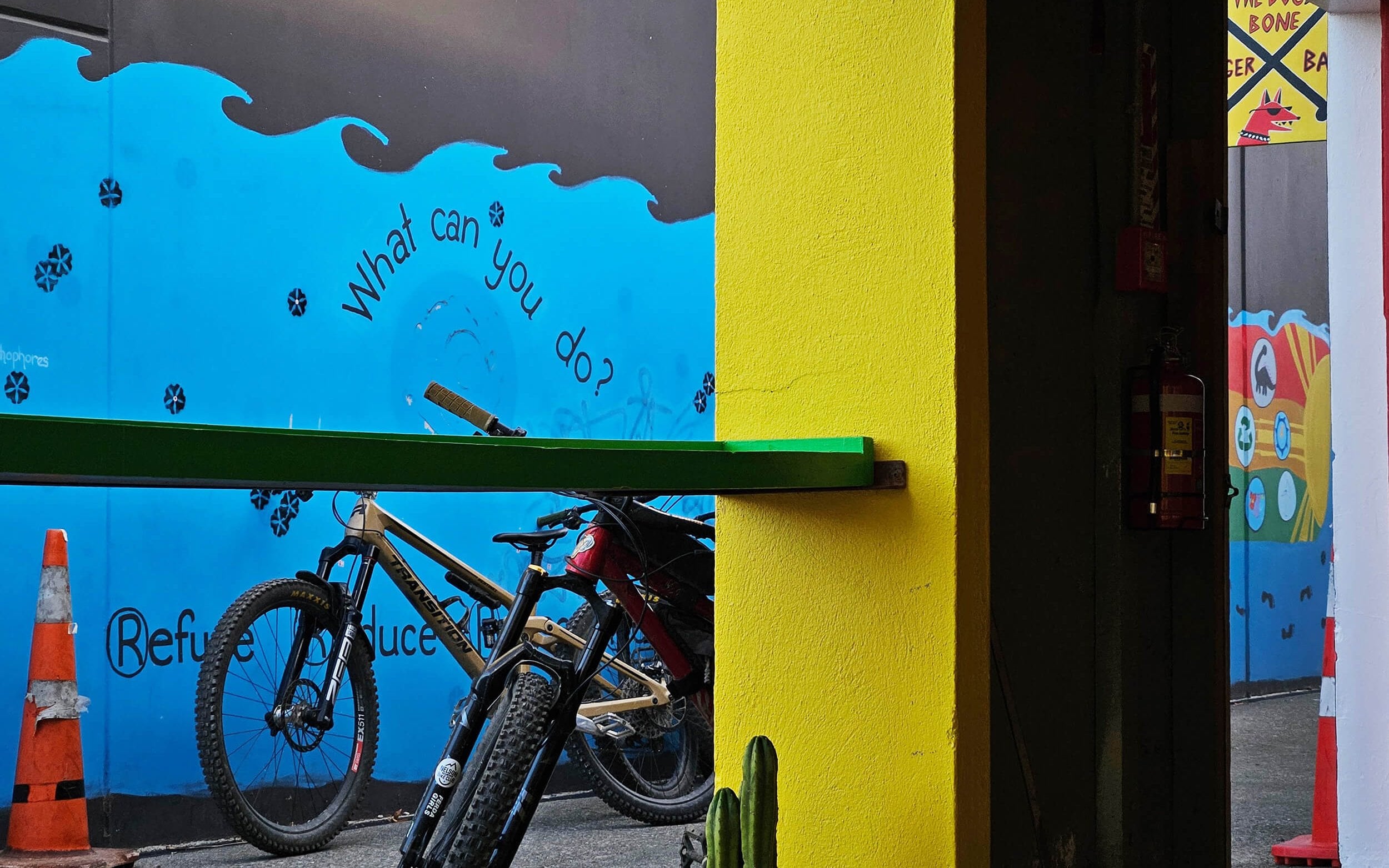 The Dogs Bone bike friendly