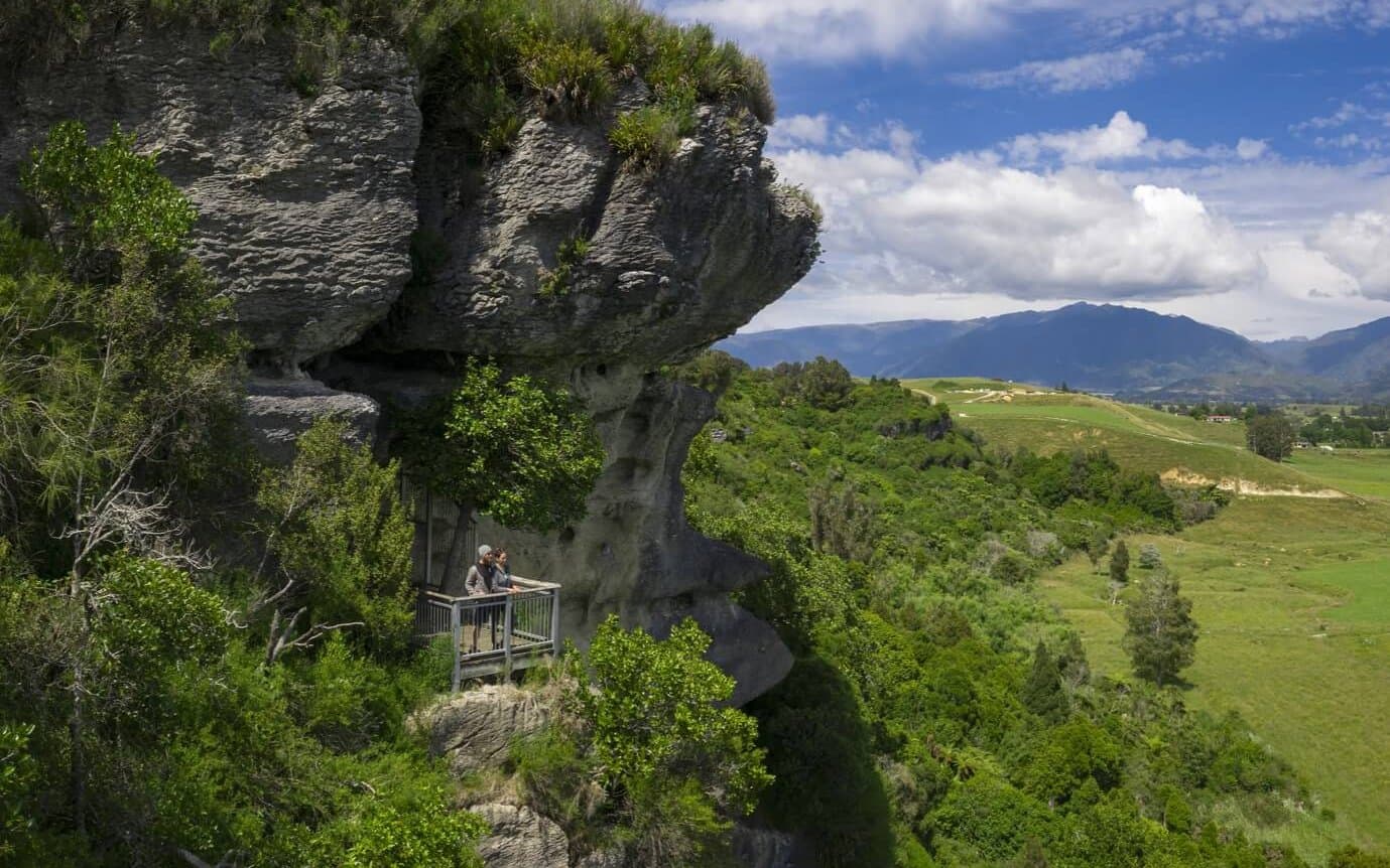 The Grove is a mossy maze of limestone, ferns, and forest magic.