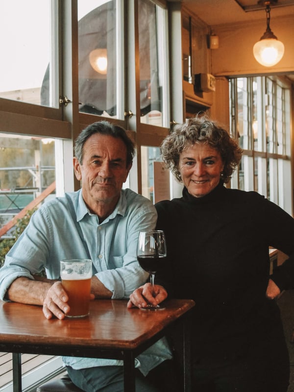 The Moutere Inn's new owners, John and Jane.
