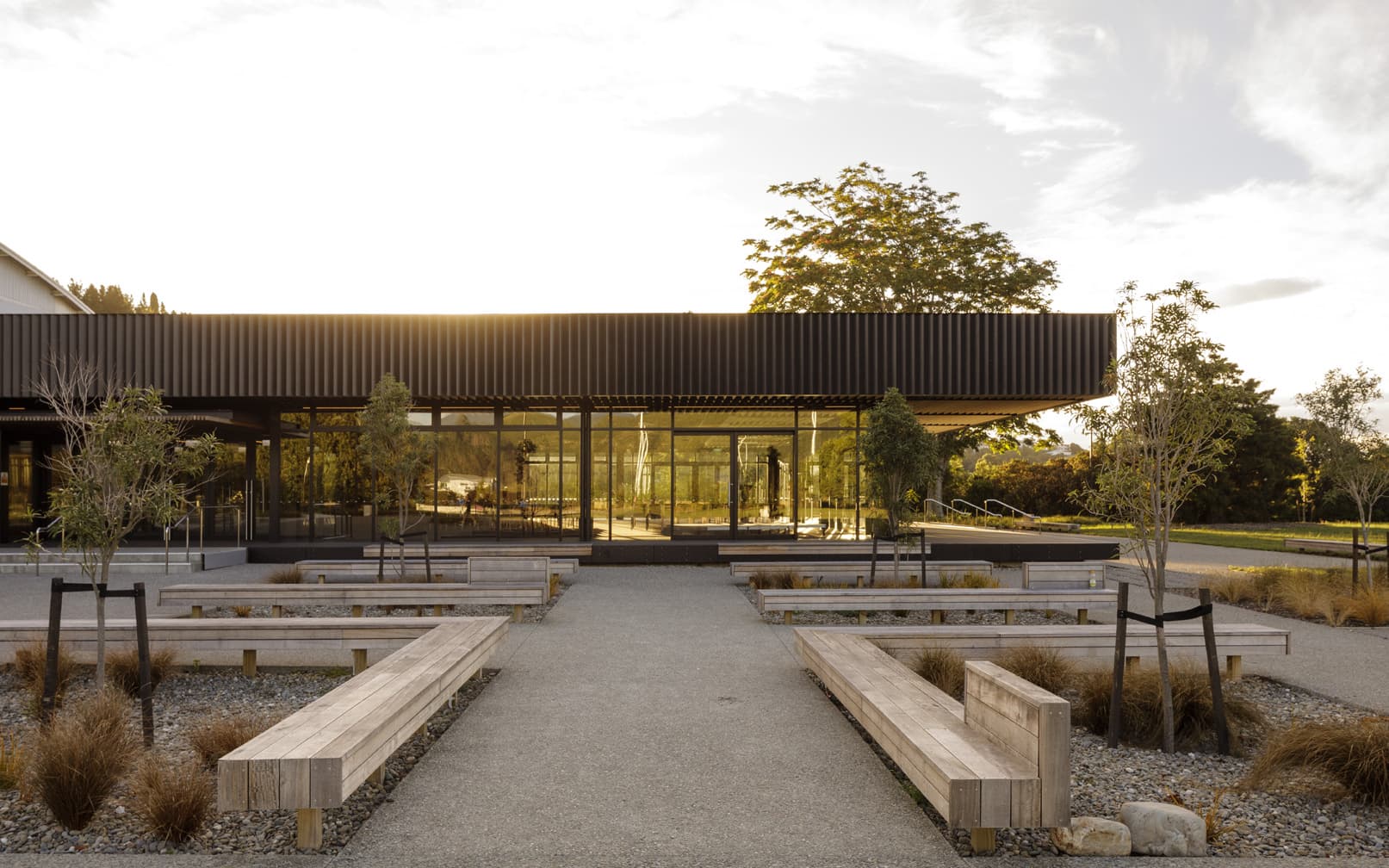 Trafalgar Centre exterior by Nelson City Council