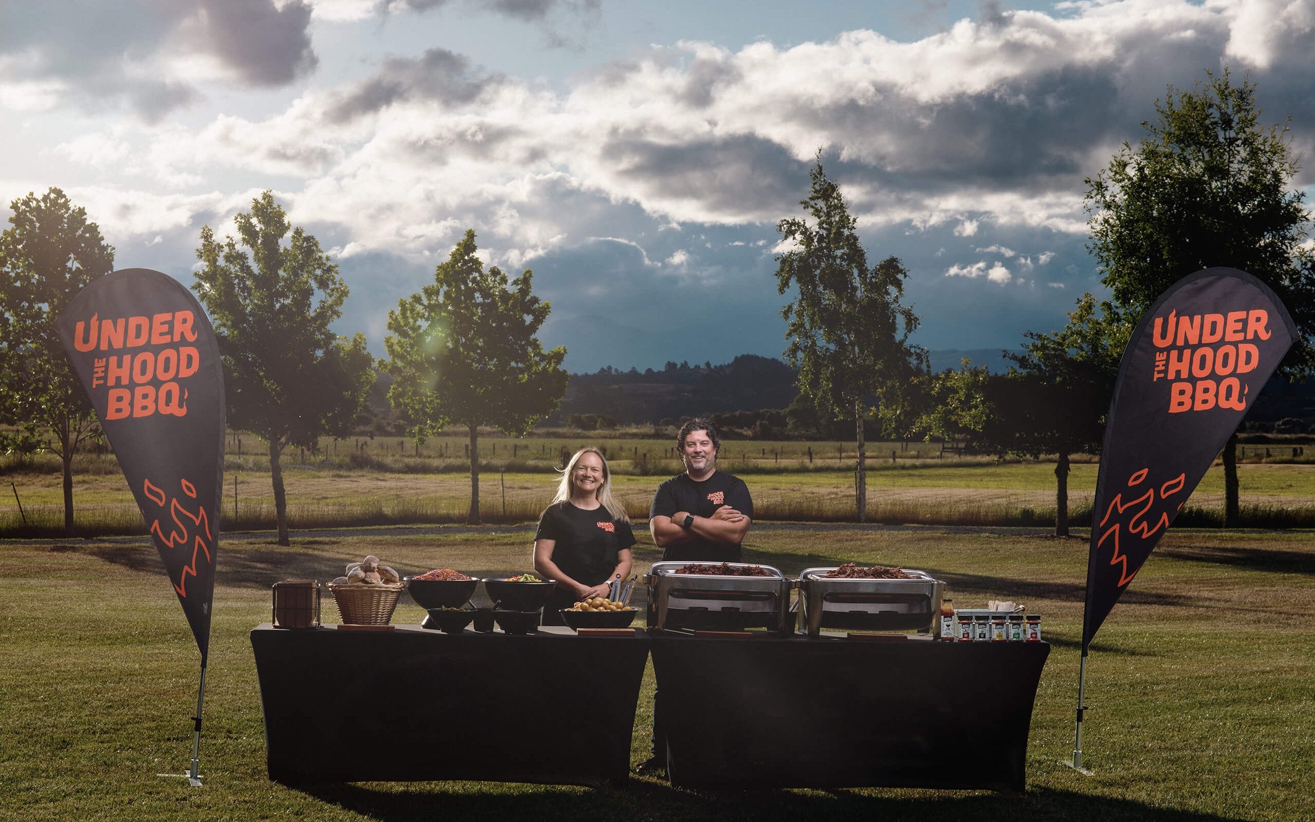 Under The Hood BBQ buffet