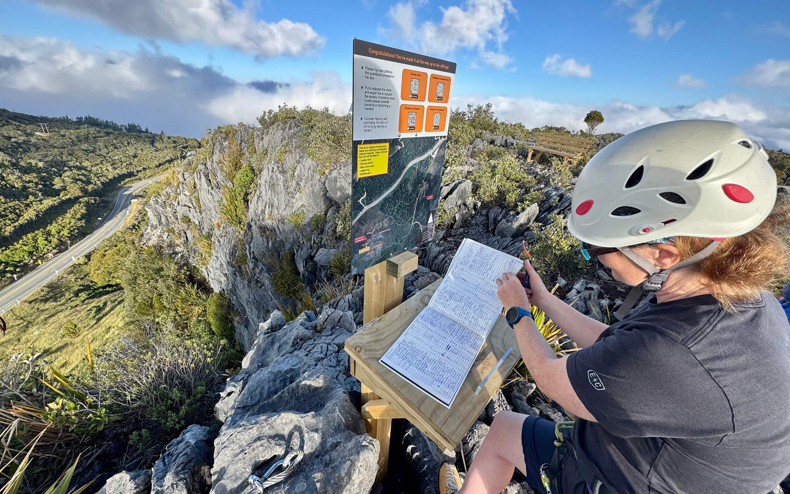 The Via Ferrata on Takaka Hill was opened to the public in late November 2024. Credit MD Outdoors.