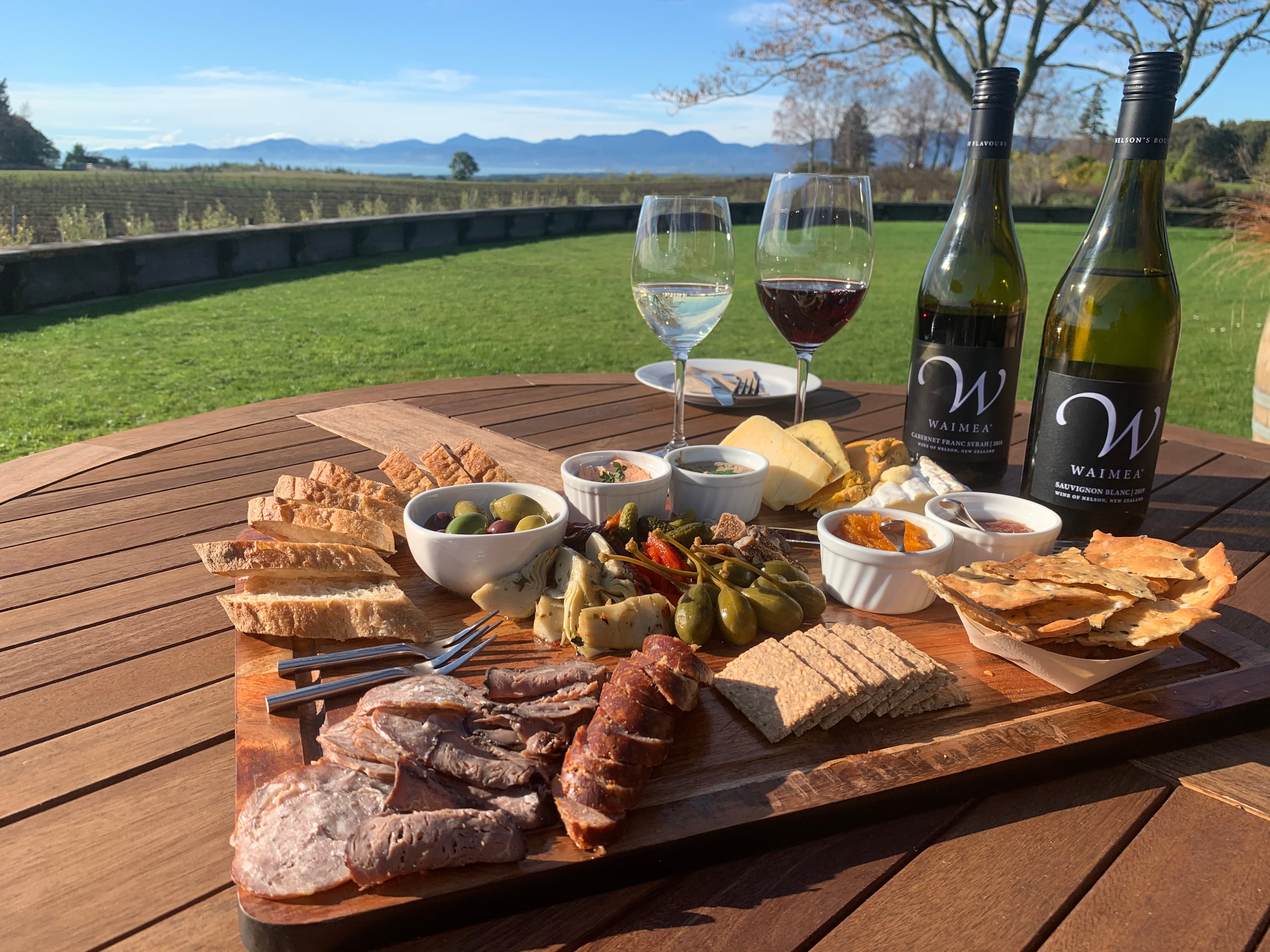 Platter lunch at Gravity Winery