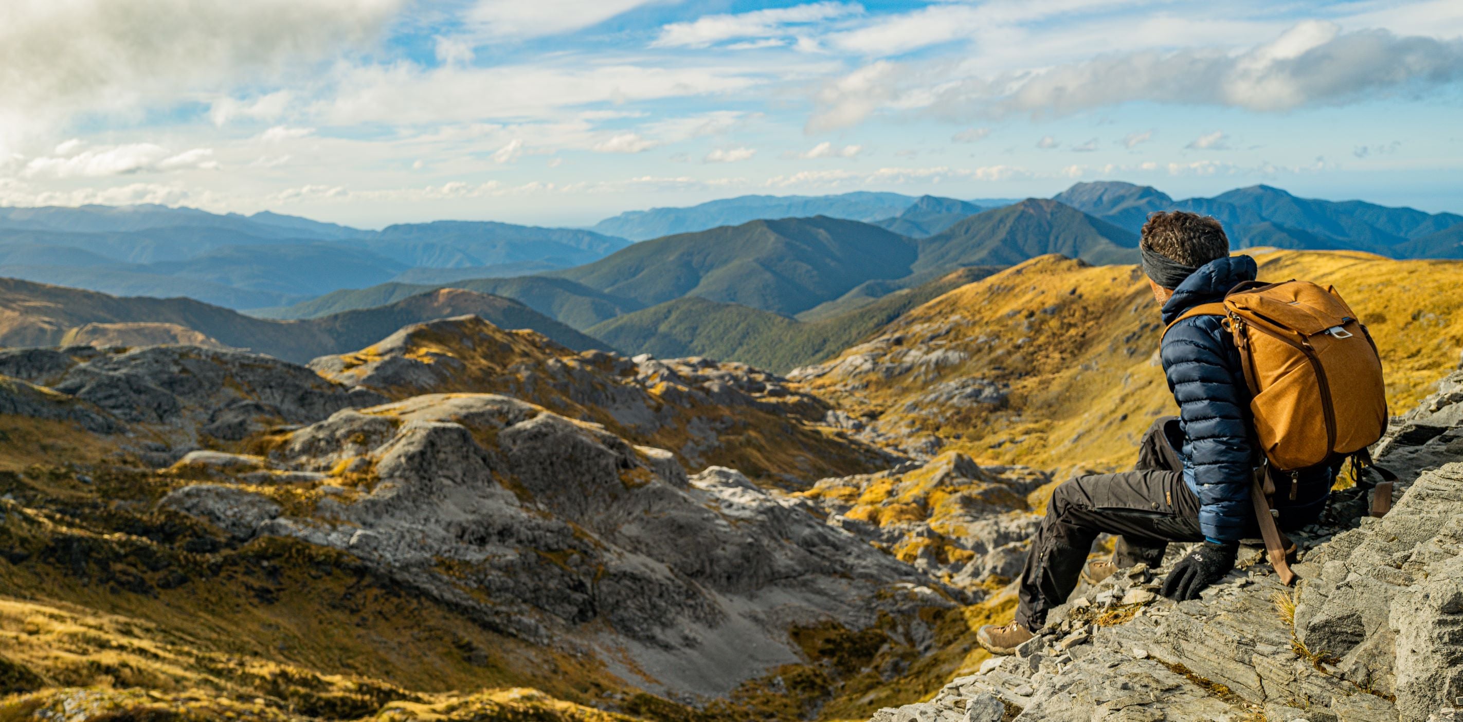 View from the summit of Mt Arthur
