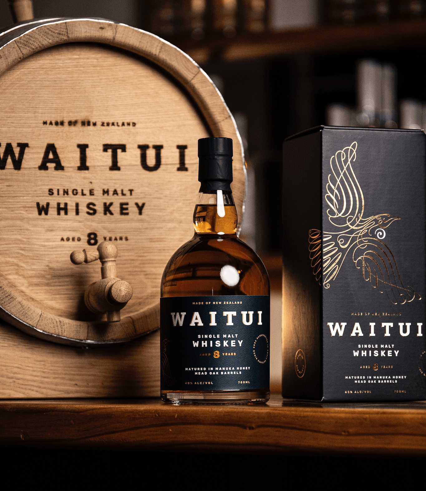 Kiwi Spirit's Waitui Whiskey