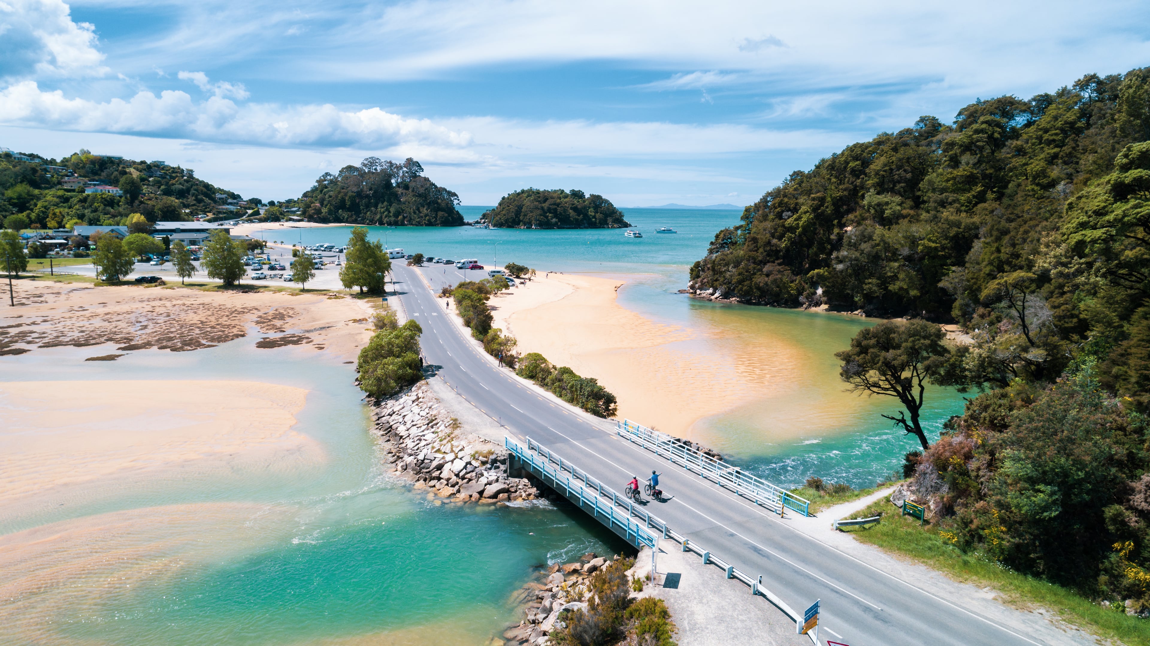 Kaiteriteri - one of the start points for a one way ride