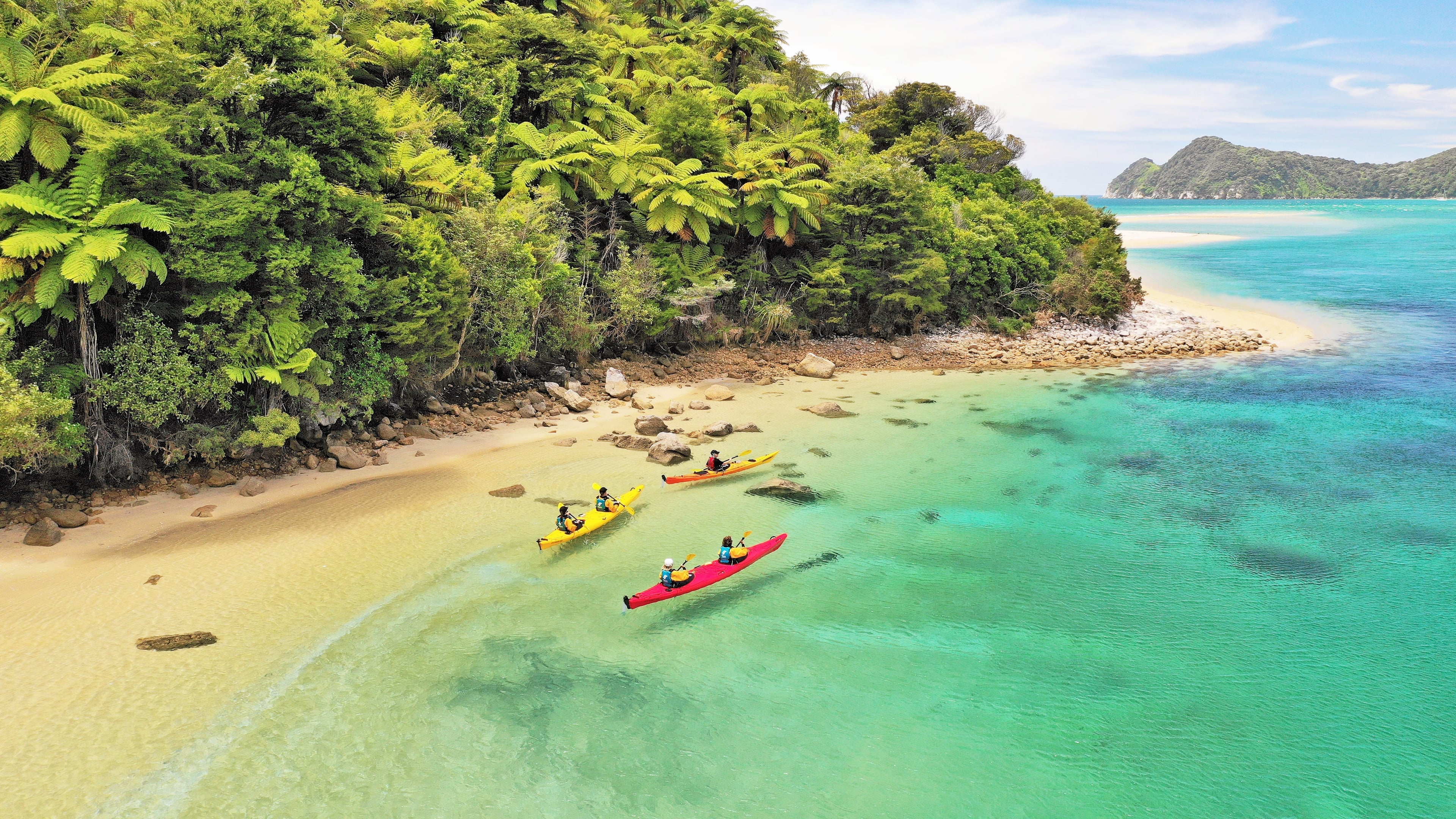 Kayaking in the Abel Tasman