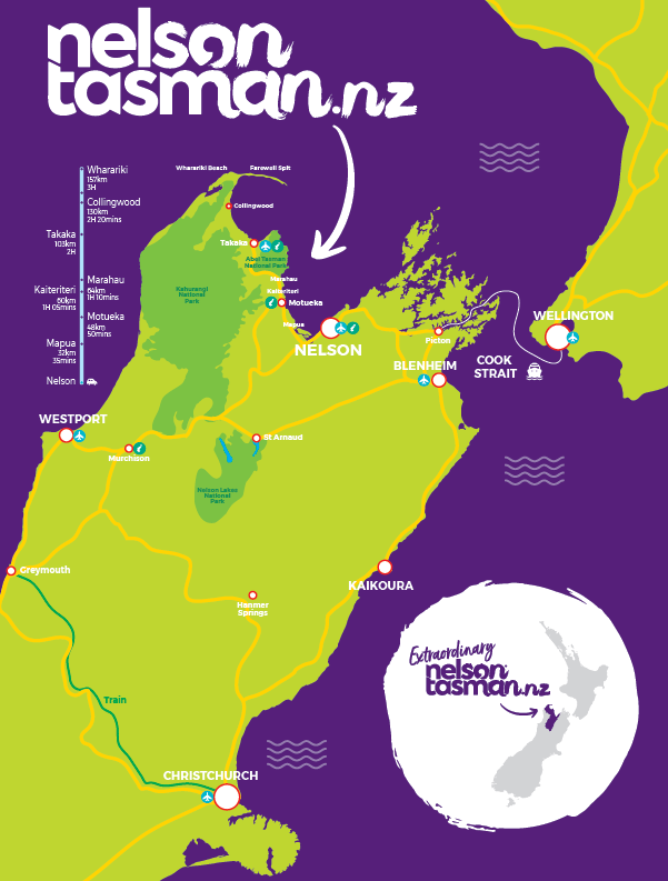Maps Of The Nelson Tasman Region Nelsontasman Nz