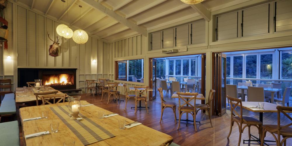 Awaroa Lodge Dining Harakeke and Conservatory5 Awaroa Lodge Cafe & Restaurant