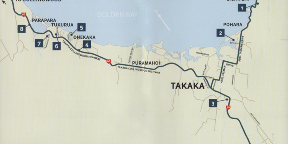 Golden Bay Arts Trail Map web Golden Bay Art Galleries Trail