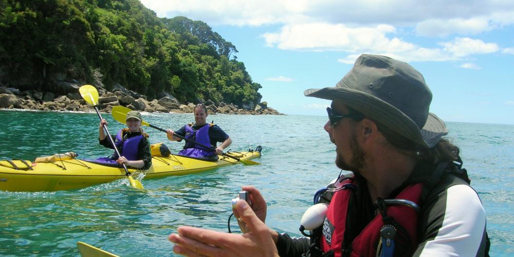 Kayak Guide 1 Wilsons Abel Tasman Guided and Self-Guided Walks