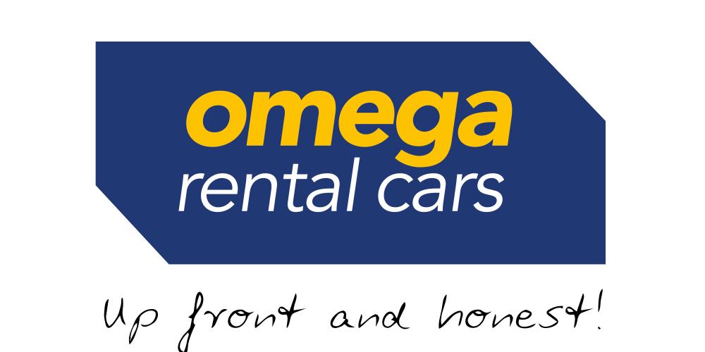 Omega logo with tagline embeded bgextended Omega Car Rental Nelson
