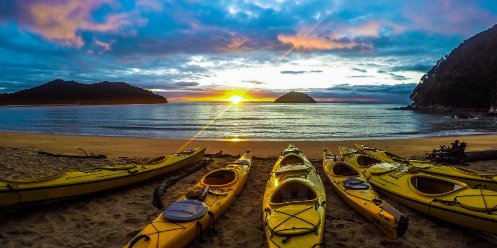 Onetahuti Sunrise 1 of 2 Abel Tasman Kayaks - Kayak Rental