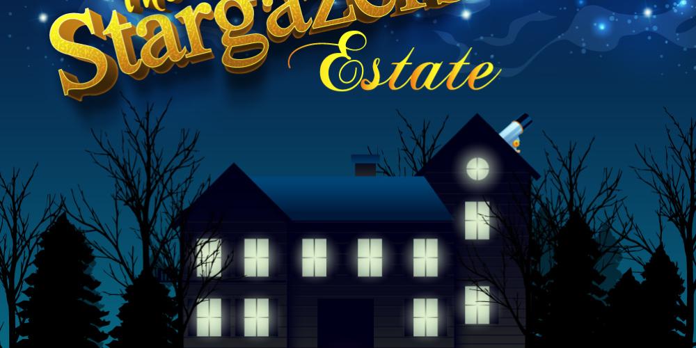 Stargazers Estate Logo Xscape Space -Nelsons Premier Escape Rooms