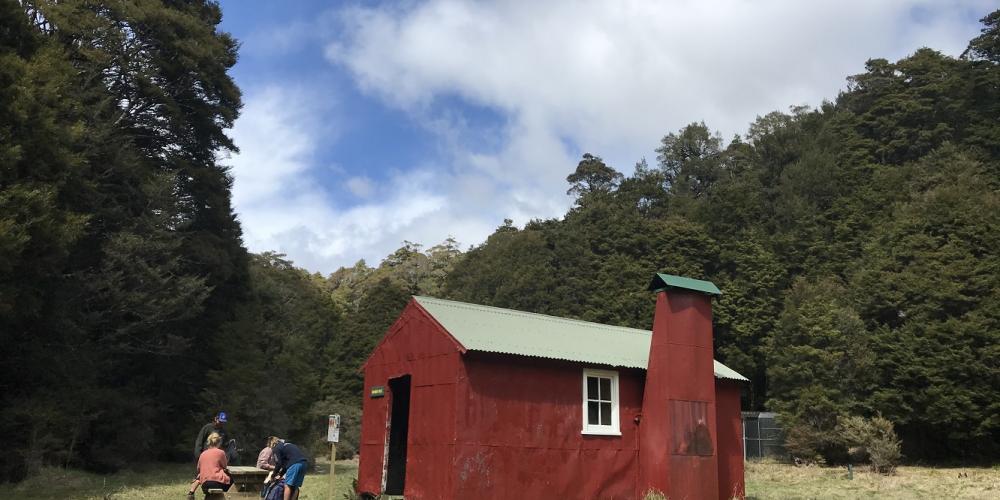 Wainui Hut AT Inland track giselle purcelle Abel Tasman Inland Track
