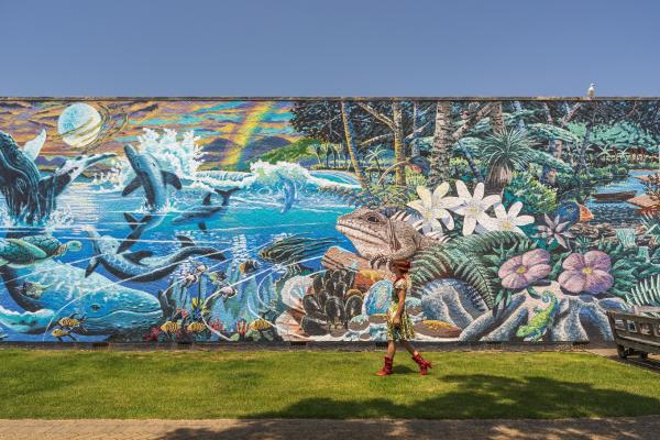 Street art in Nelson Tasman